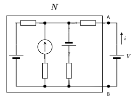 回路Nと外部の電圧源